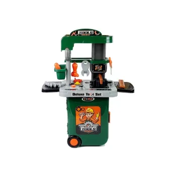 Zestaw Narzędzi w Walizce Na Kółkach Warsztat Piła Śrubokręt