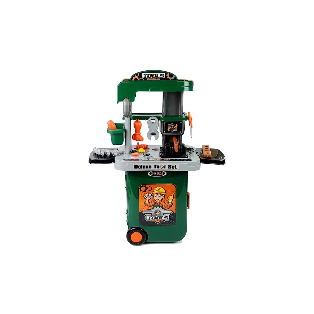 Realistyczny warsztat do zabawy z piłą, śrubokrętem i młotkiem
