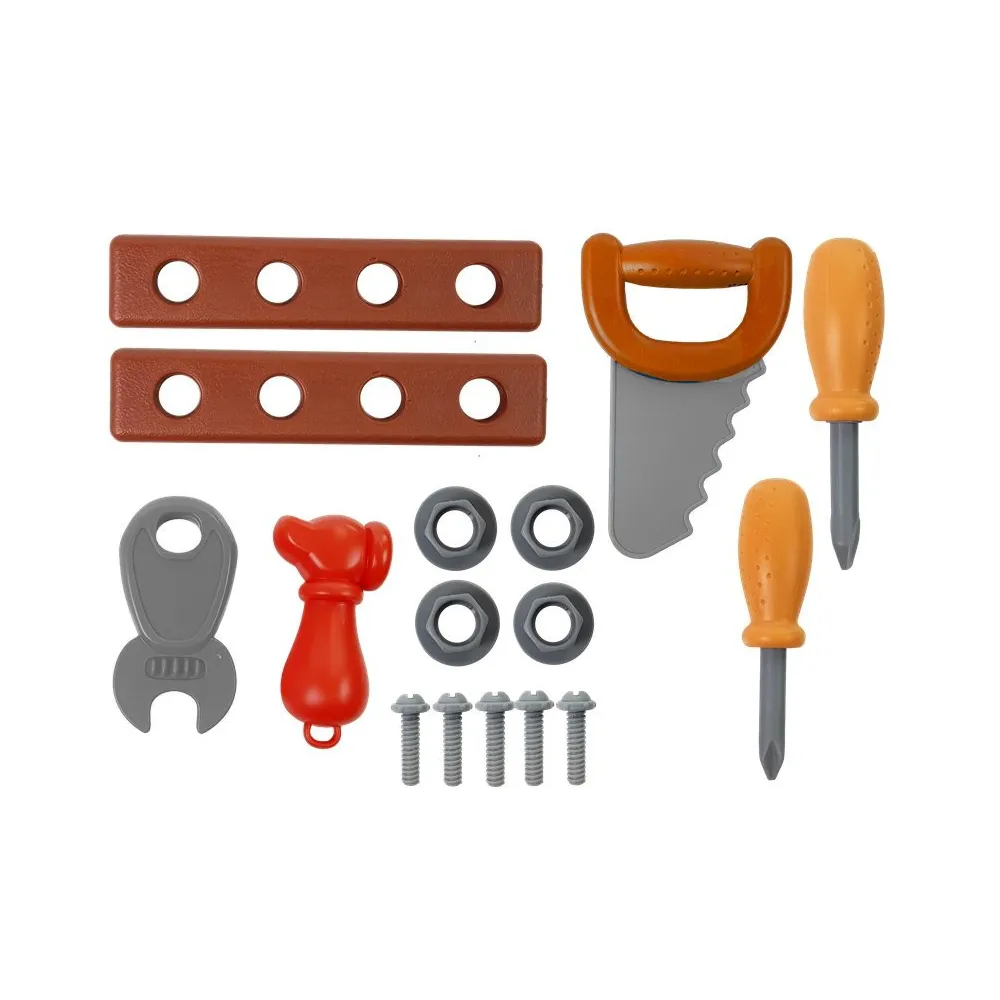 Kolorowy zestaw narzędzi dla młodego majsterkowicza