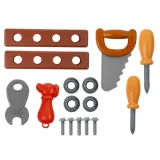 Kolorowy zestaw narzędzi dla młodego majsterkowicza