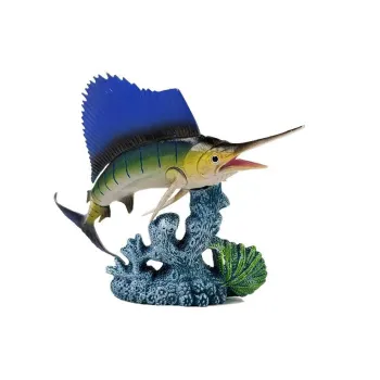 Kolorowe figurki kraba oraz rośliny morskiej do zabawy