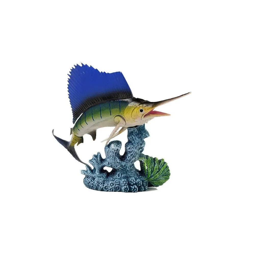 Kolorowe figurki kraba oraz rośliny morskiej do zabawy