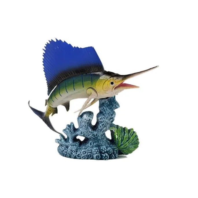 Kolorowe figurki kraba oraz rośliny morskiej do zabawy