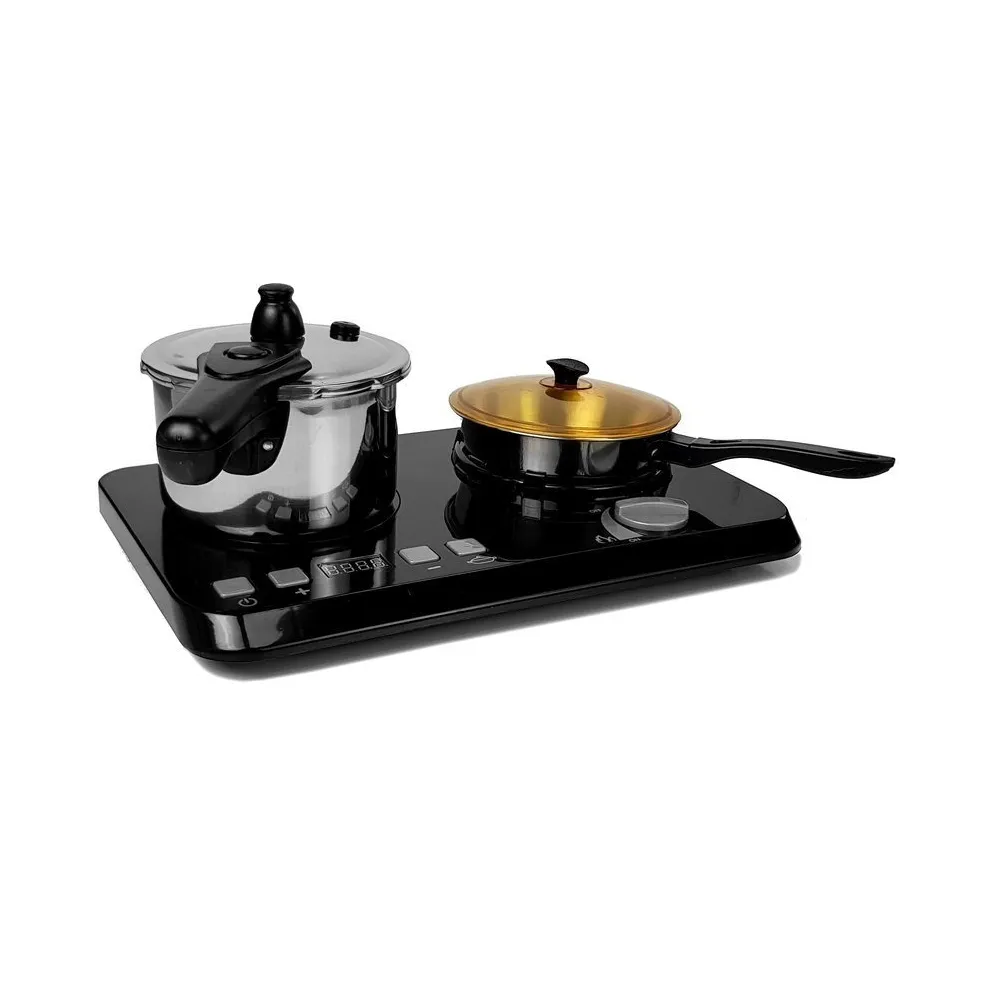 Kolorowy zestaw kuchenny 32 elementy z patelnią i rondelkiem dla dzieci