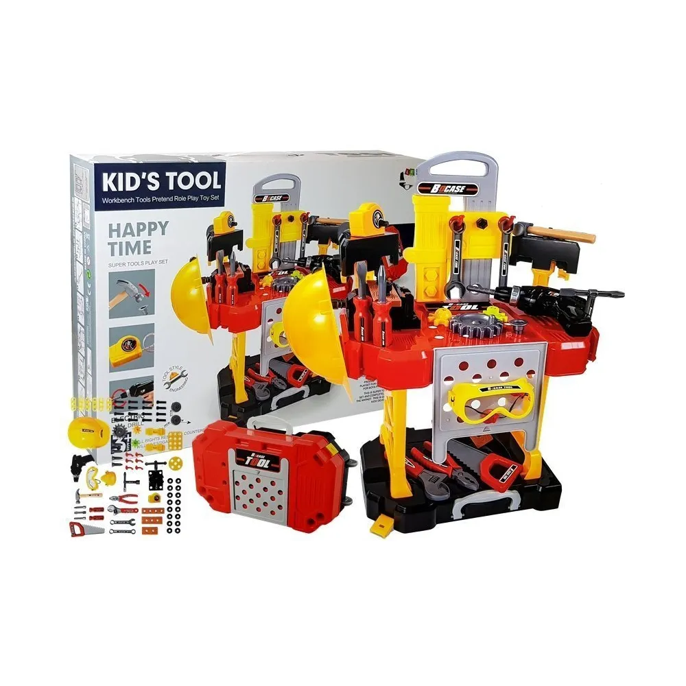 Zestaw warsztat majsterkowicza 3w1 w formie przenośnej walizki