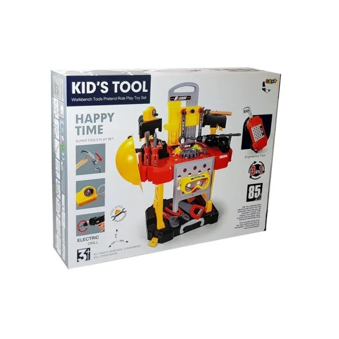 Przenośny zestaw narzędzi z wymiennymi końcówkami i śrubkami