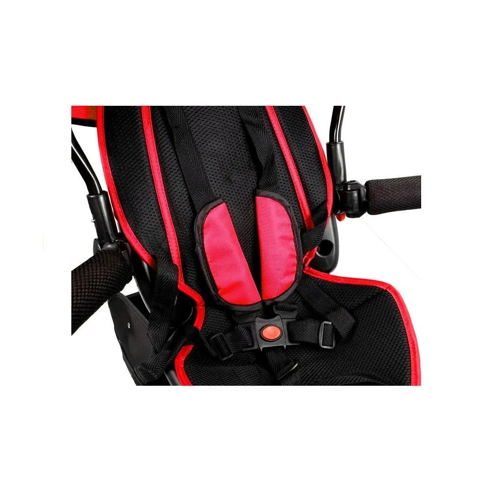 Miękkie, obrotowe siedzisko roweru PRO500 czerwonego