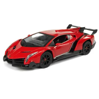 Auto Sportowe R/C 1:24 Lamborghini Veneno Czerwone 2.4 G Światła