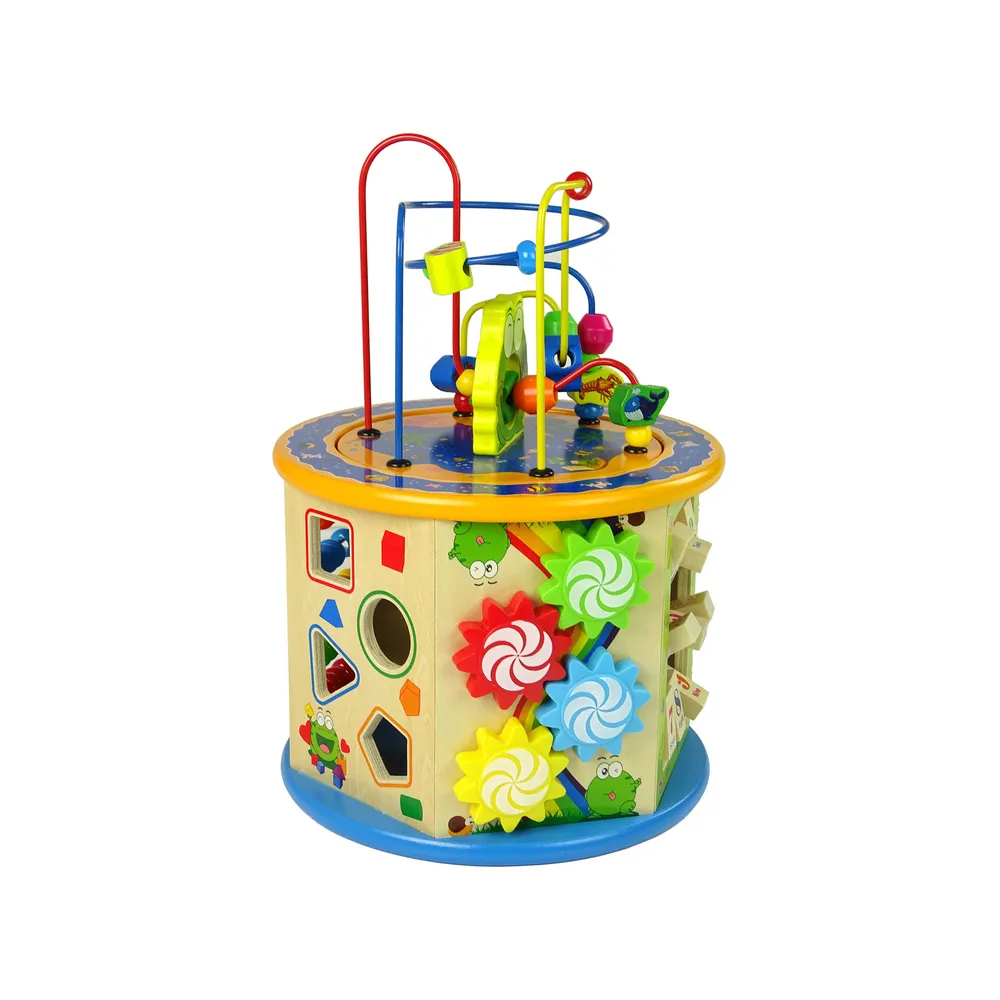 górna część kostki z motywem zwierząt wodnych i koralikami