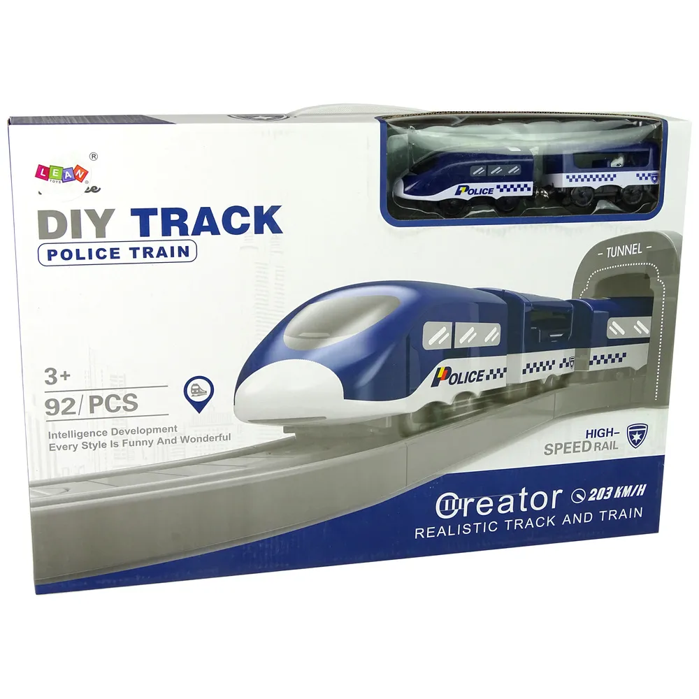 opakowanie zestawu miasteczko policja widok z przodu