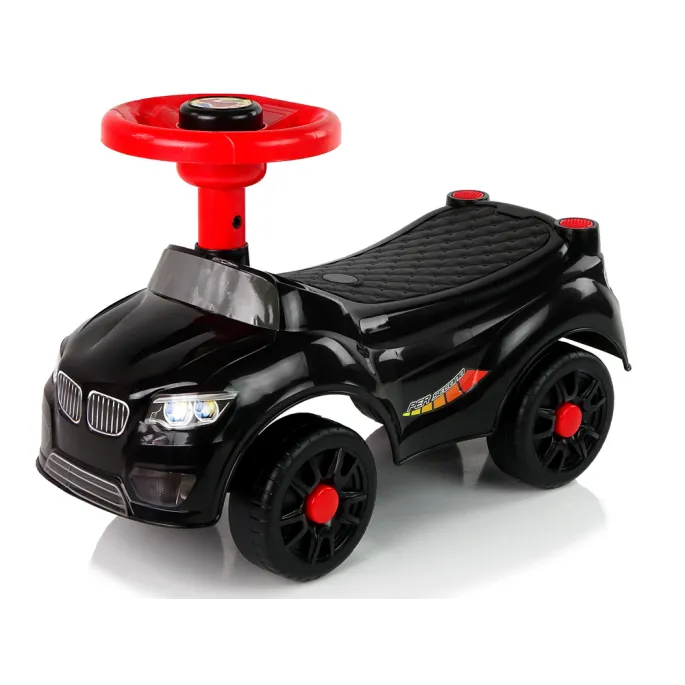 Detal kierownicy z klaksonem w samochodzie jeździku QX-3399-2