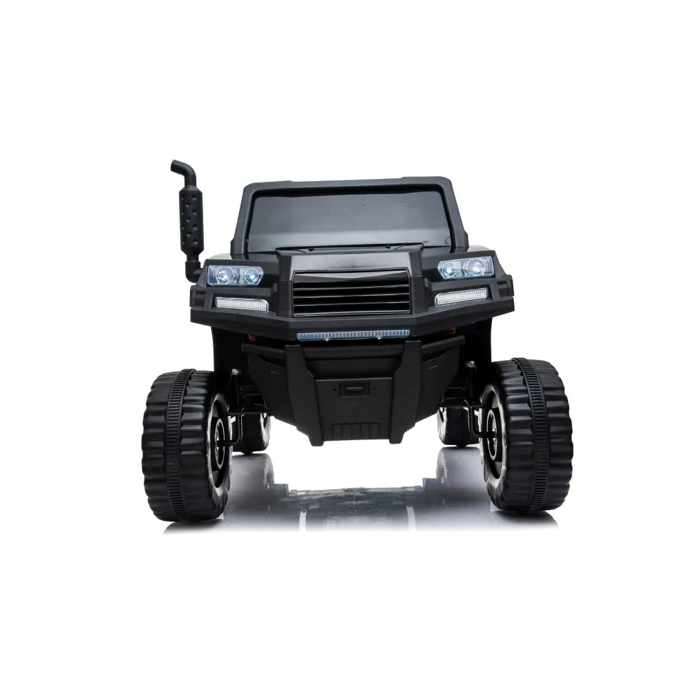 detal pojazdu na akumulator a730-2 czarny z przodu