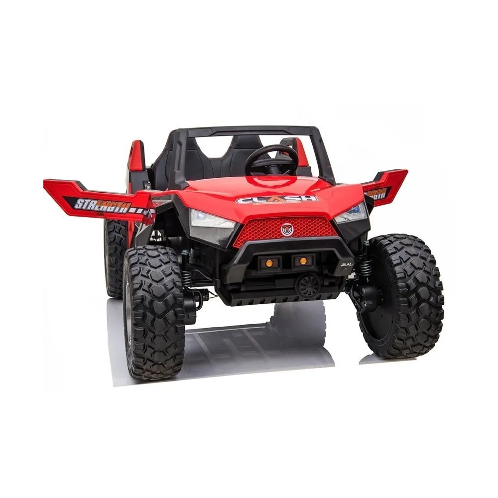 widok opakowania auta na akumulator sx1928 czerwonego