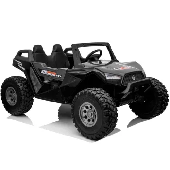 czarne auto na akumulator sx1928 widok z przodu