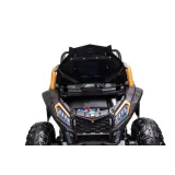 auto na akumulator a032 złote z widocznymi kołami eva