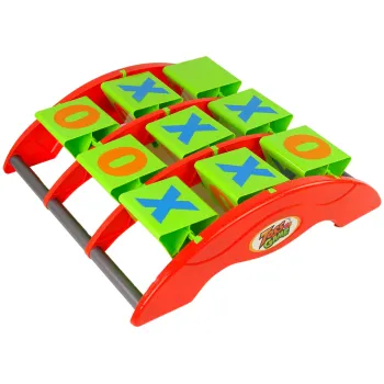 Zbliżenie na obracane segmenty gry zręcznościowej do rzucania