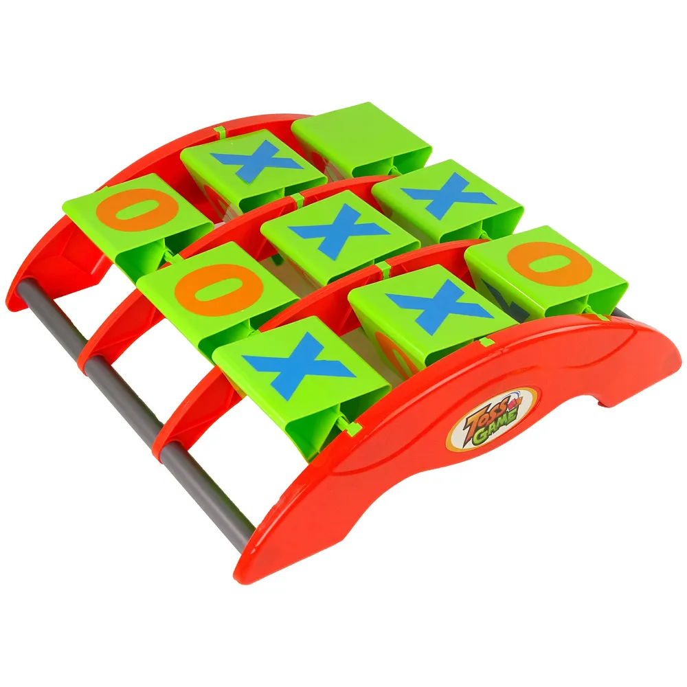 Zbliżenie na obracane segmenty gry zręcznościowej do rzucania