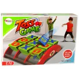 Zestaw gry zręcznościowej ułożony na stole, gotowy do rozgrywki