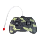 detal czerwonej diody led świecącej w lufie czołgu