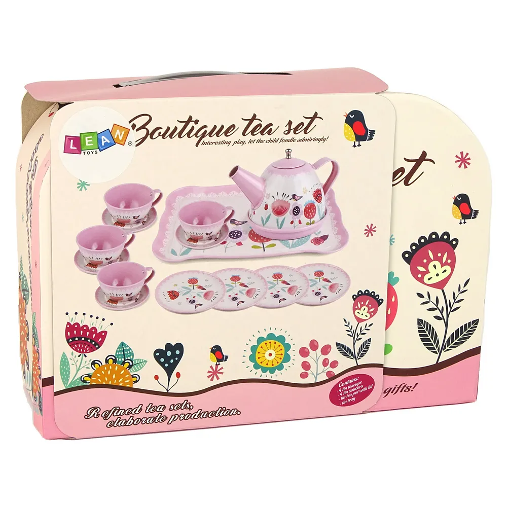 tacka do zestawu w różowej kolorystyce, widok z góry