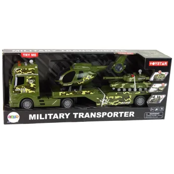 Trwały plastikowy zestaw wojskowy dla dzieci, prezentacja wszystkich elementów