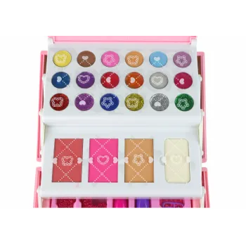 modne lakiery do paznokci i brokaty widoczne w zestawie