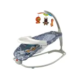 Komfortowy fotelik dziecięcy z opcją bujania i funkcją wibracji