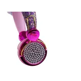 Kabel słuchawek przewodowych z mikrofonem oraz brokatowa opaska