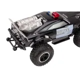 agresywny design i sportowe proporcje policyjnego autka rc