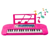 zbliżenie na klawisze 37 klawiszowego pianinka dla dzieci