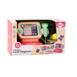 detal szuflady na pieniądze otwieranej w zabawkowej kasie fiskalnej