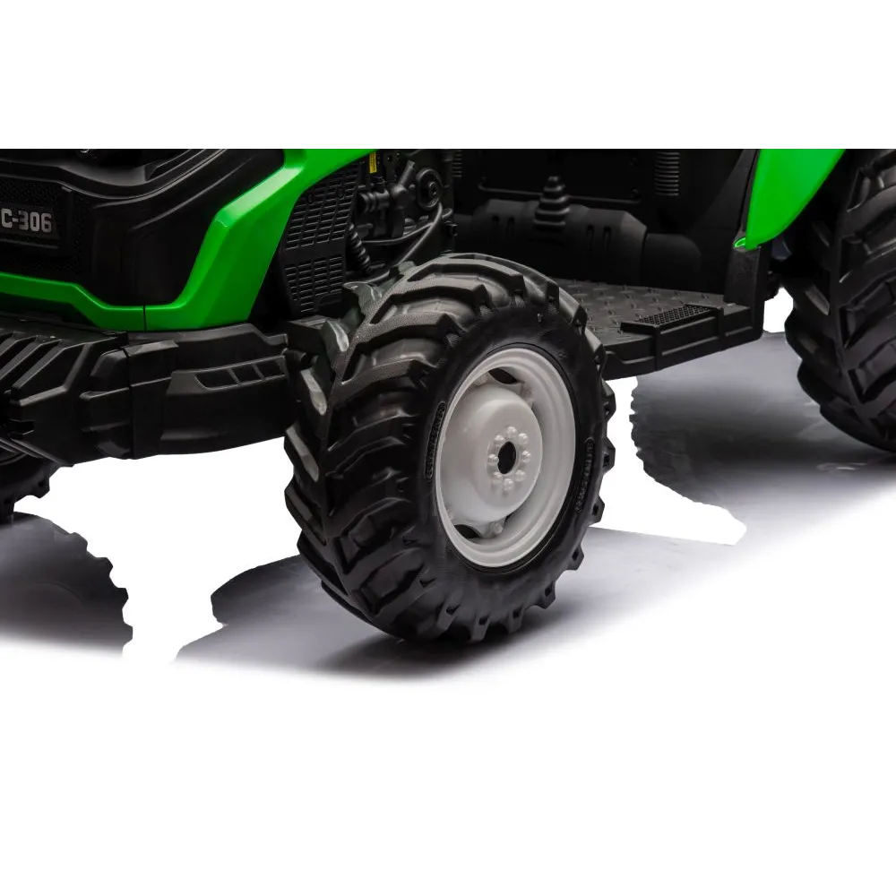 widok opakowania traktora na akumulator 24v