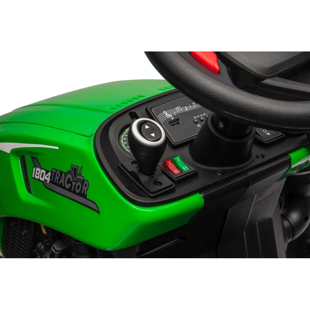 detal kierownicy traktora zielonego hc-306