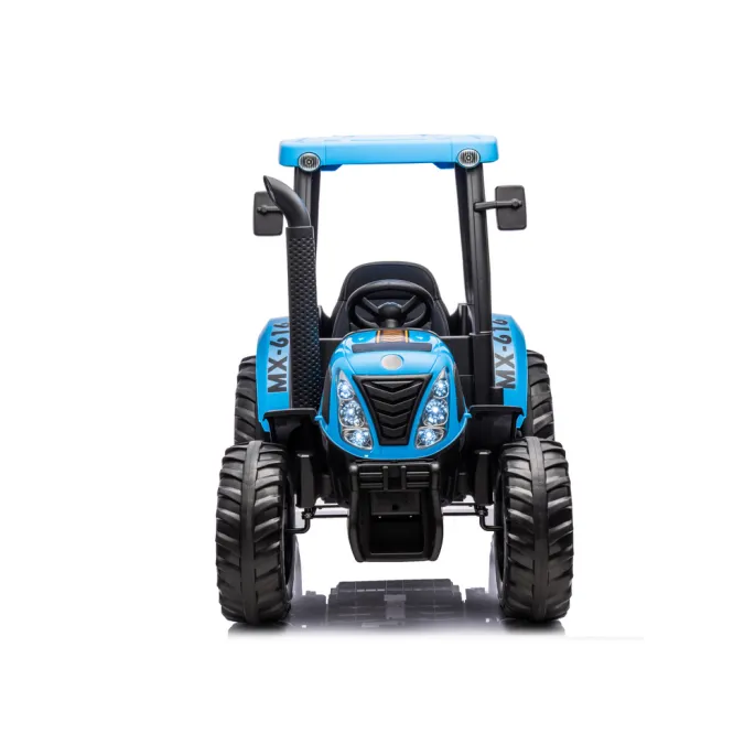 traktor na akumulator a011 niebieski prezentacja boczna