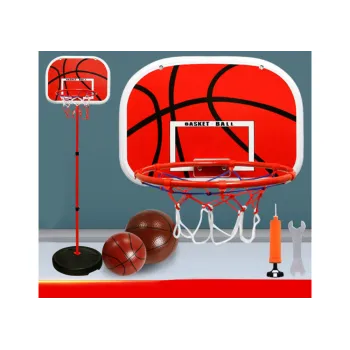 Dziecięcy zestaw do gry w koszykówkę z piłką oraz pompką