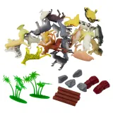 Praktyczny kuferek z rączką i jego zawartość – zestaw figurek