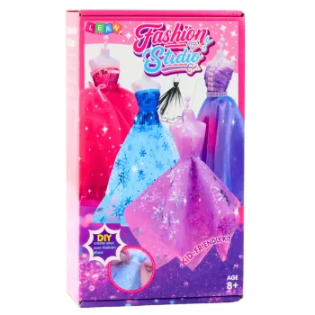 opakowanie zestawu do projektowania i szycia ubranek dla lalek