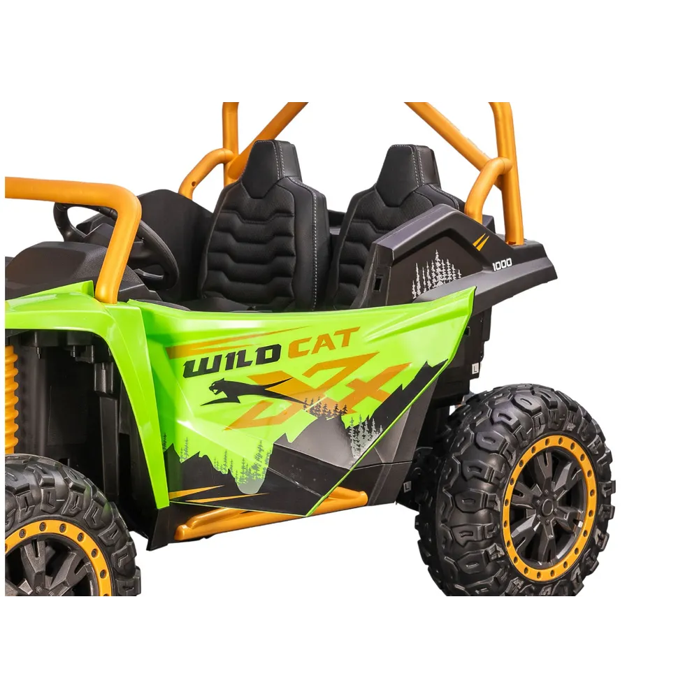 profil boczny zielonego pojazdu dla dzieci Buggy Arctic Cat WILDCAT XX
