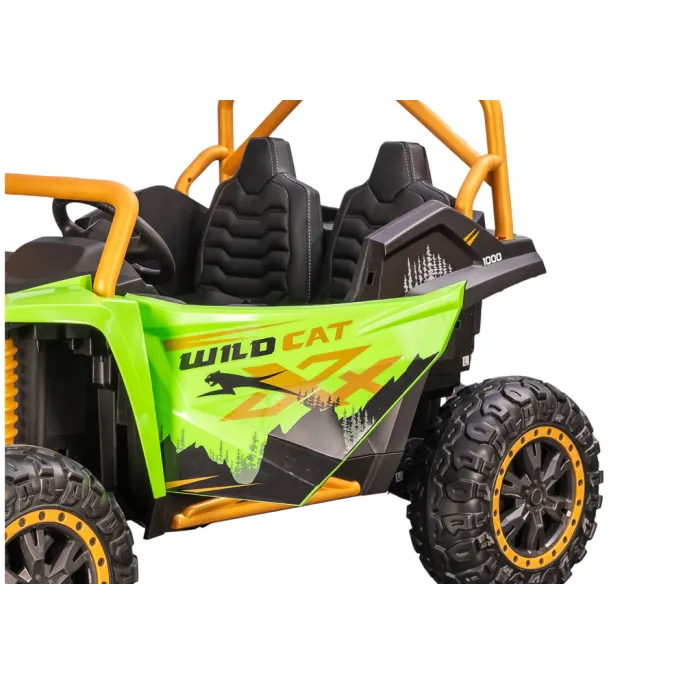 profil boczny zielonego pojazdu dla dzieci Buggy Arctic Cat WILDCAT XX