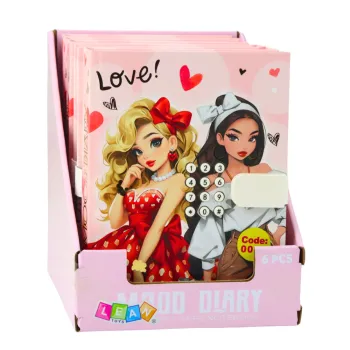 Pamiętnik z melodią do kreatywnego zapisywania sekretów