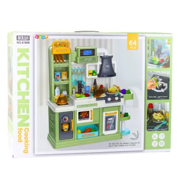 zbliżenie na detal generowania pary i koloryzm zmieniających się produktów żywnościowych