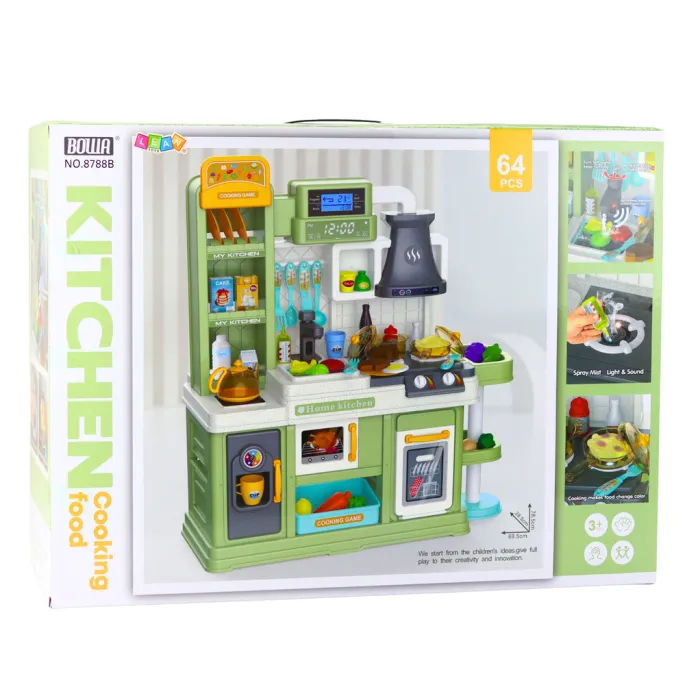 zbliżenie na detal generowania pary i koloryzm zmieniających się produktów żywnościowych