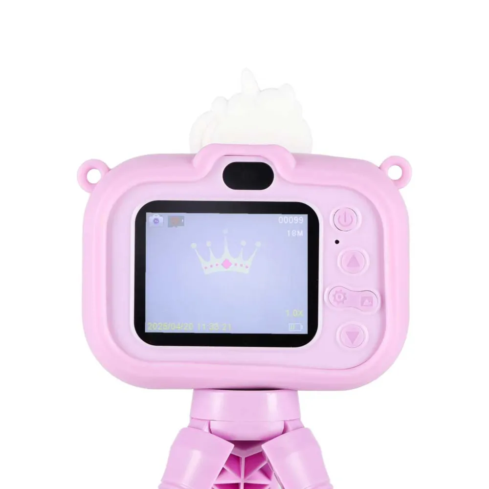 detal statywu w zestawie z aparatem dla dzieci