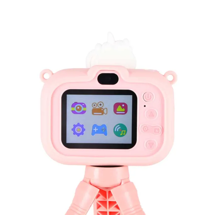 aparat dla dzieci z bajkowym wzorem jednorożca na froncie