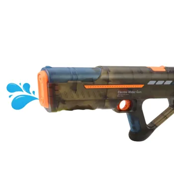 elementy zestawu: pistolet na wodę, akumulator, przewód usb-c, śrubokręt i instrukcja