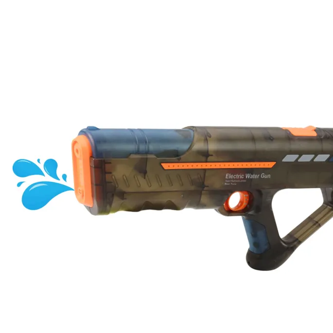 elementy zestawu: pistolet na wodę, akumulator, przewód usb-c, śrubokręt i instrukcja