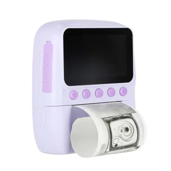 Aparat fotograficzny cyfrowy natychmiastowy 16x 128GB wkłady mazaki fioletowy