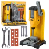 Warsztat Małego Majsterkowicza z wiertarką stołową i narzędziami w zestawie