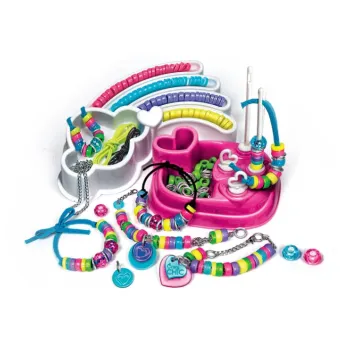 Crazy Chic Zestaw Koralików Kolorowe Bransoletki Clementoni 78415