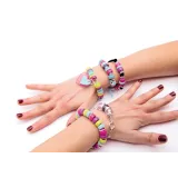 Błyszczące taśmy i łańcuszki do bransoletek w komplecie